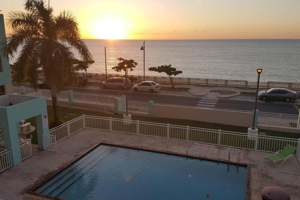 Summer All Year! Oceanfront With Pool A/C Aguadilla Exteriér fotografie